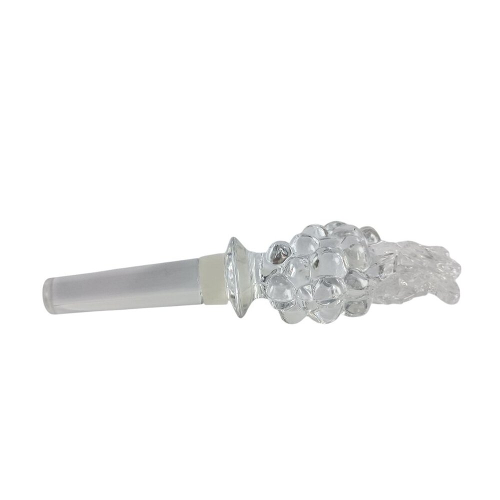 Mikasa Lead Crystal Austrian Fruit Collection Wine Decanter Bottle Stopper - Picture 6 of 6